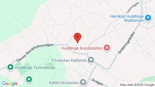 Apartments for rent i Huddinge - kort over placeringen
