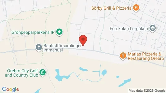 Apartments for rent i Örebro - kort over placeringen