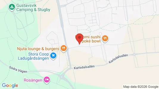 Apartments for rent i Örebro - kort over placeringen