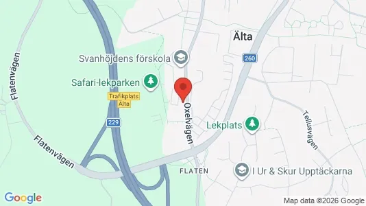 Apartments for rent i Nacka - kort over placeringen