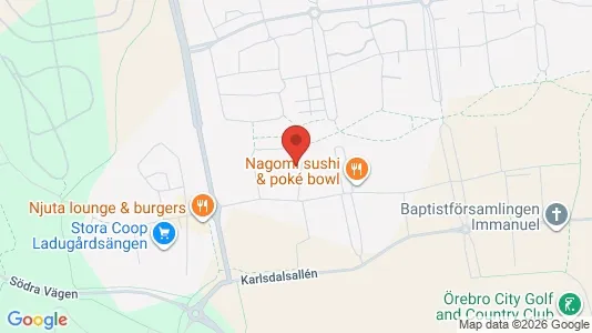 Apartments for rent i Örebro - kort over placeringen