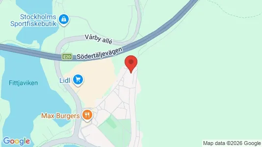 Apartments for rent i Huddinge - kort over placeringen