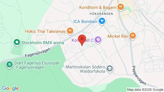 Apartments for rent i Stockholm South - kort over placeringen