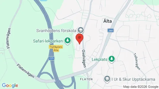 Apartments for rent i Nacka - kort over placeringen
