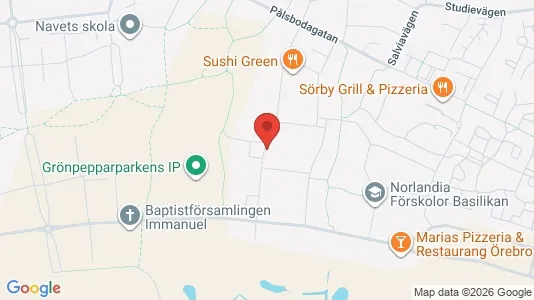 Apartments for rent i Örebro - kort over placeringen