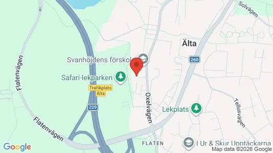 Apartments for rent i Nacka - kort over placeringen