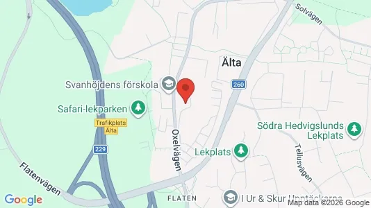 Apartments for rent i Nacka - kort over placeringen