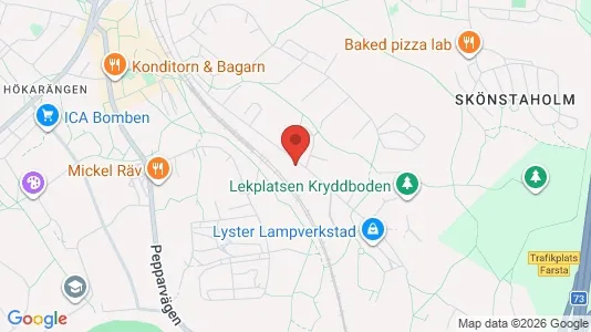 Apartments for rent i Stockholm South - kort over placeringen