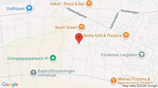 Apartments for rent i Örebro - kort over placeringen
