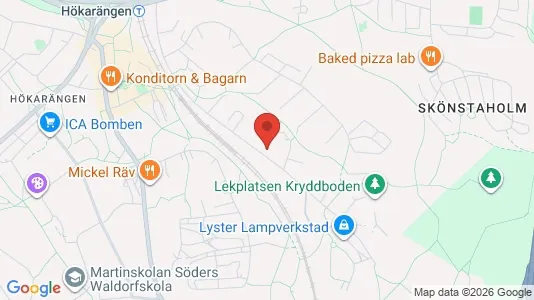 Apartments for rent i Stockholm South - kort over placeringen