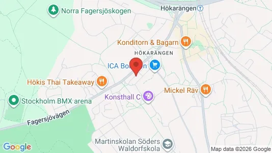 Apartments for rent i Stockholm South - kort over placeringen