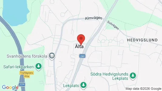 Apartments for rent i Nacka - kort over placeringen