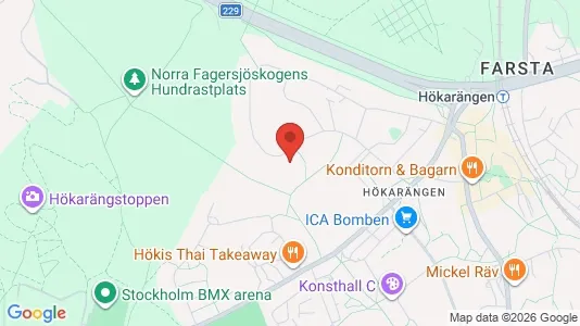 Apartments for rent i Stockholm South - kort over placeringen