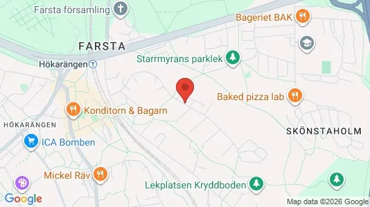 Apartments for rent i Stockholm South - kort over placeringen
