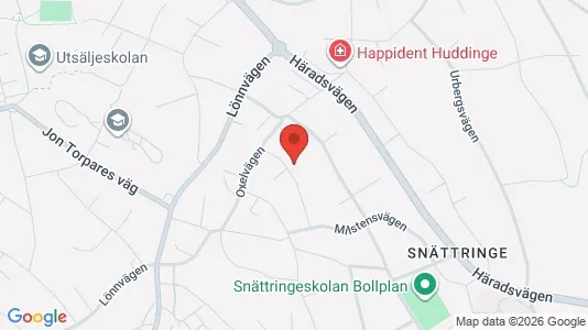 Apartments for rent i Huddinge - kort over placeringen