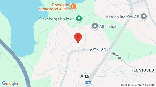 Apartments for rent i Nacka - kort over placeringen