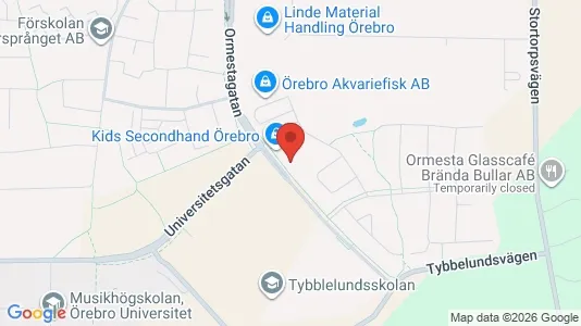 Apartments for rent i Örebro - kort over placeringen