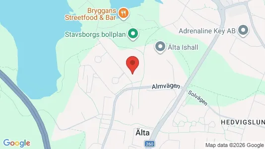 Apartments for rent i Nacka - kort over placeringen