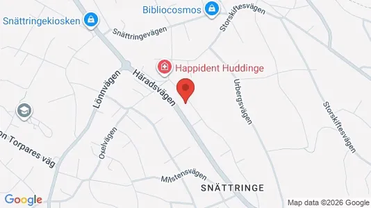 Apartments for rent i Huddinge - kort over placeringen