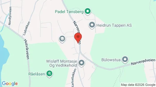 Rooms for rent i Tønsberg - kort over placeringen