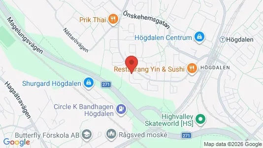 Apartments for rent i Stockholm South - kort over placeringen