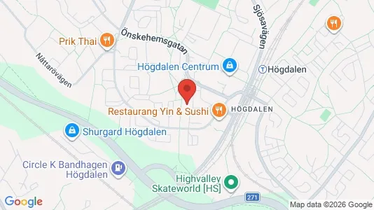 Apartments for rent i Stockholm South - kort over placeringen