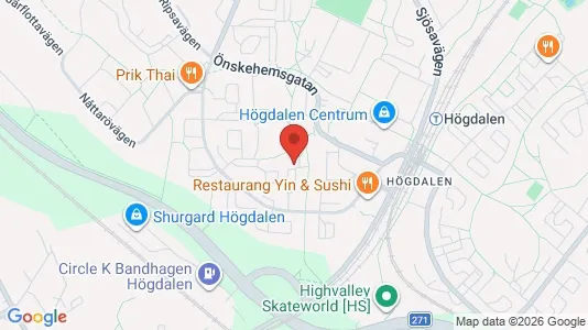 Apartments for rent i Stockholm South - kort over placeringen