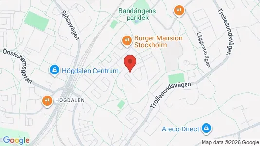 Apartments for rent i Stockholm South - kort over placeringen