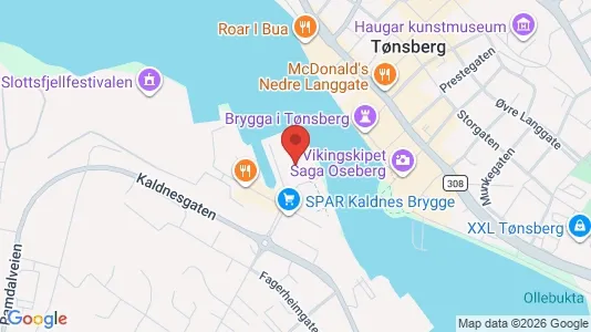 Apartments for rent i Tønsberg - kort over placeringen