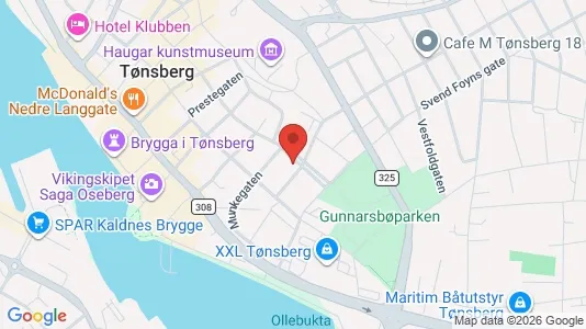 Apartments for rent i Tønsberg - kort over placeringen