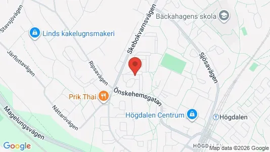 Apartments for rent i Stockholm South - kort over placeringen
