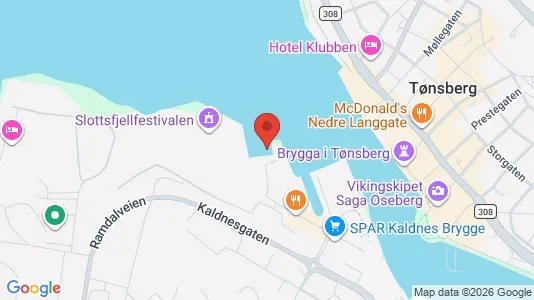Apartments for rent i Tønsberg - kort over placeringen