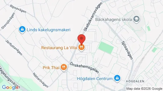 Rooms for rent i Stockholm South - kort over placeringen