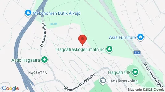 Apartments for rent i Stockholm South - kort over placeringen