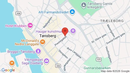 Apartments for rent i Tønsberg - kort over placeringen