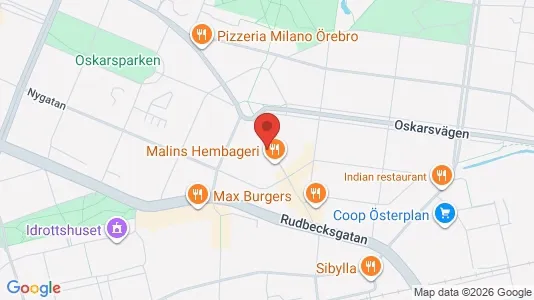 Apartments for rent i Örebro - kort over placeringen