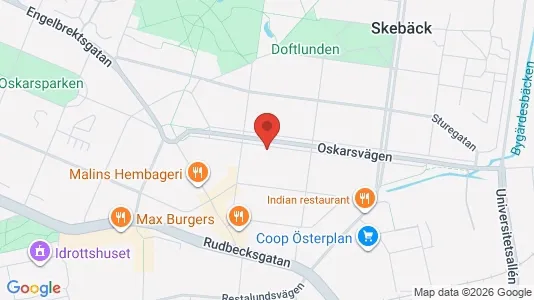 Apartments for rent i Örebro - kort over placeringen