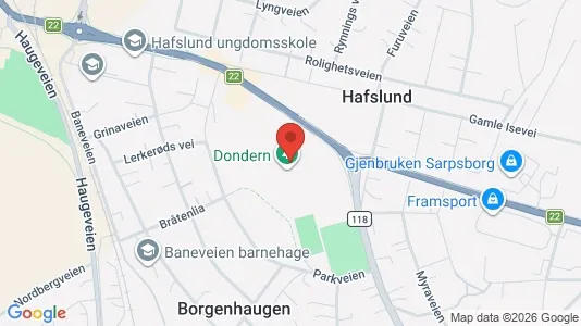 Rooms for rent i Sarpsborg - kort over placeringen
