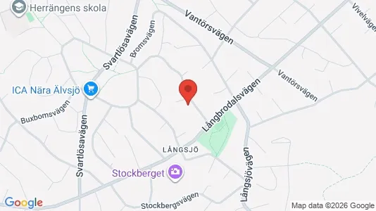 Apartments for rent i Stockholm South - kort over placeringen