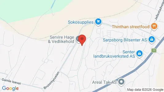 Apartments for rent i Sarpsborg - kort over placeringen