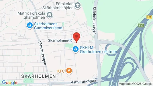 Apartments for rent i Stockholm South - kort over placeringen
