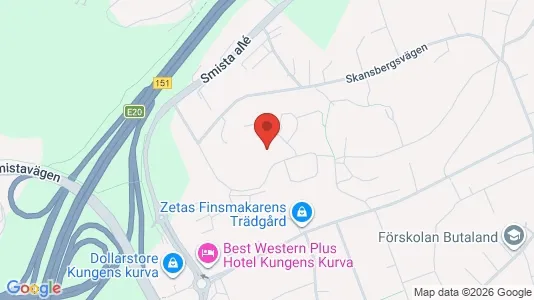 Apartments for rent i Huddinge - kort over placeringen