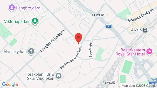 Apartments for rent i Stockholm South - kort over placeringen