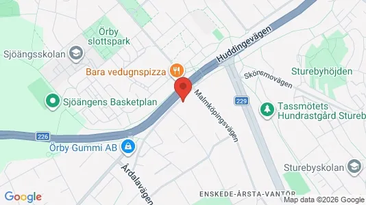 Apartments for rent i Stockholm South - kort over placeringen