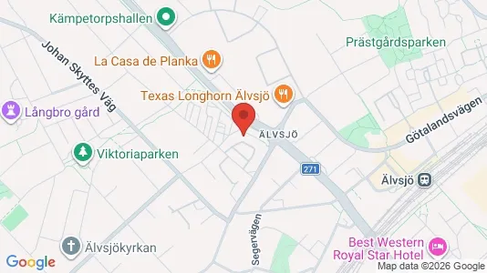 Apartments for rent i Stockholm South - kort over placeringen