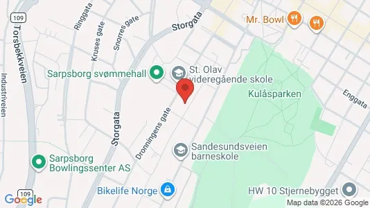 Apartments for rent i Sarpsborg - kort over placeringen