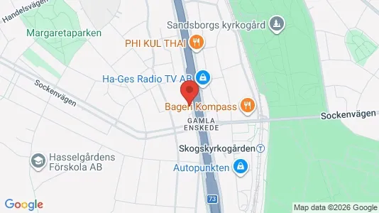 Apartments for rent i Stockholm South - kort over placeringen