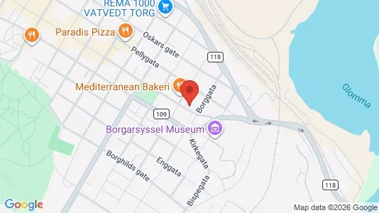 Apartments for rent i Sarpsborg - kort over placeringen