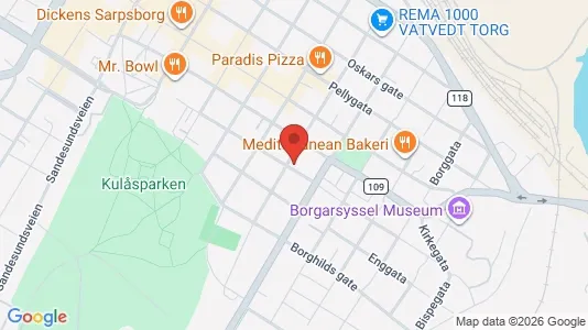 Apartments for rent i Sarpsborg - kort over placeringen