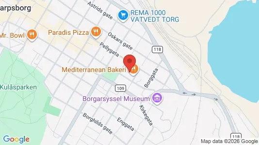Apartments for rent i Sarpsborg - kort over placeringen